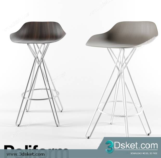 3D Model Chair Free Download 0153