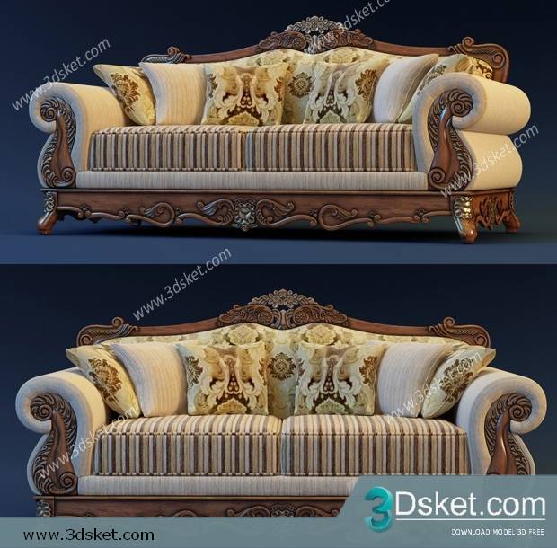 3D Model Sofa Free Download 162