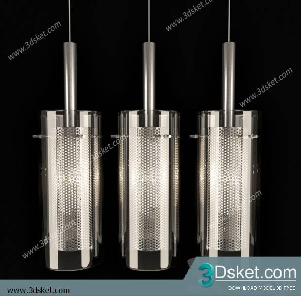Free Download Ceiling Light 3D Model 0151