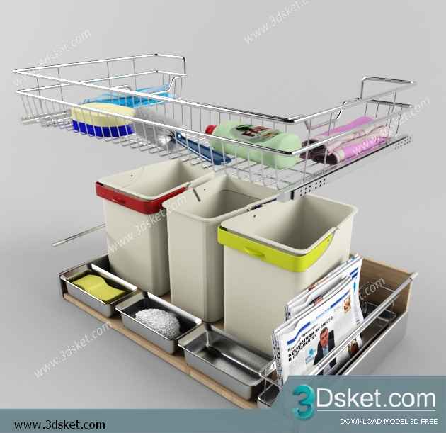 Free Download Kitchen Accessories 3D Model 051