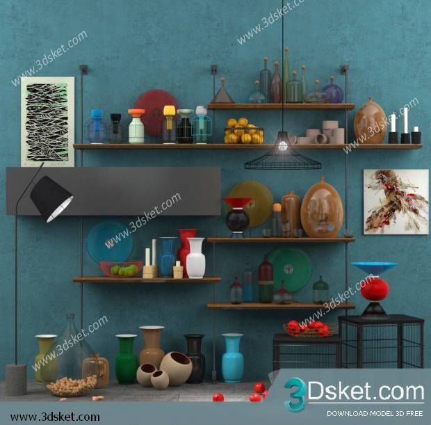 Free Download 3D Models Tableware Kitchen 0129