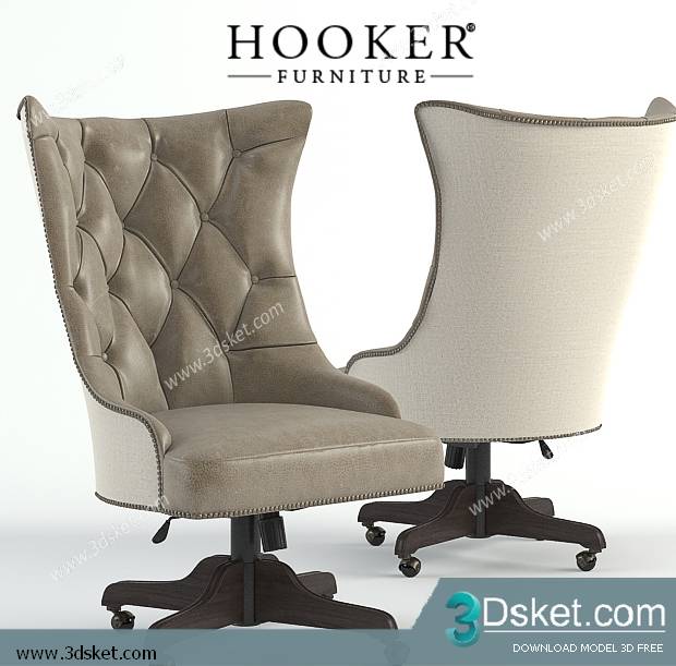 3D Model Arm Chair Free Download 265