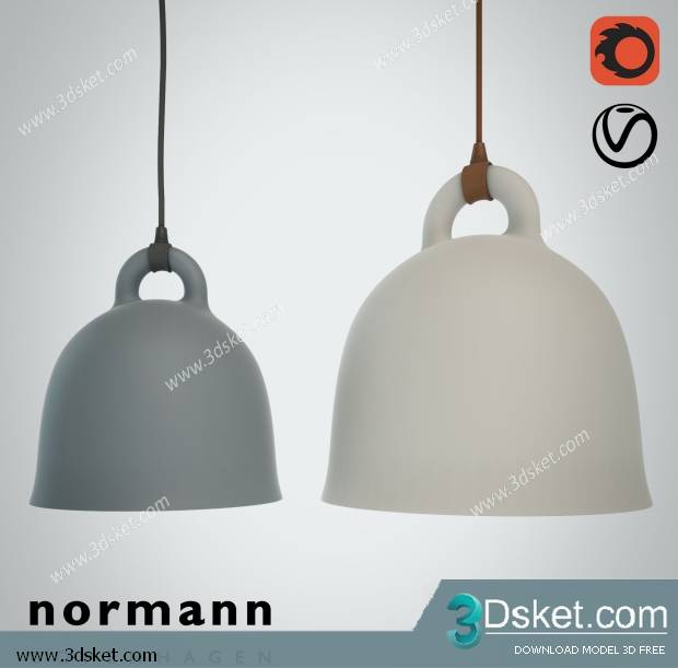 Free Download Ceiling Light 3D Model 0152