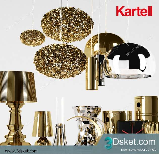 Free Download Decorative set 3D Model 0199