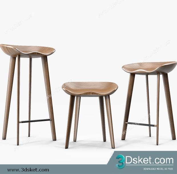 3D Model Chair Free Download 0155