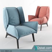 3D Model Arm Chair Free Download 267
