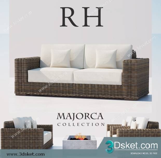 3D Model Sofa Free Download 164