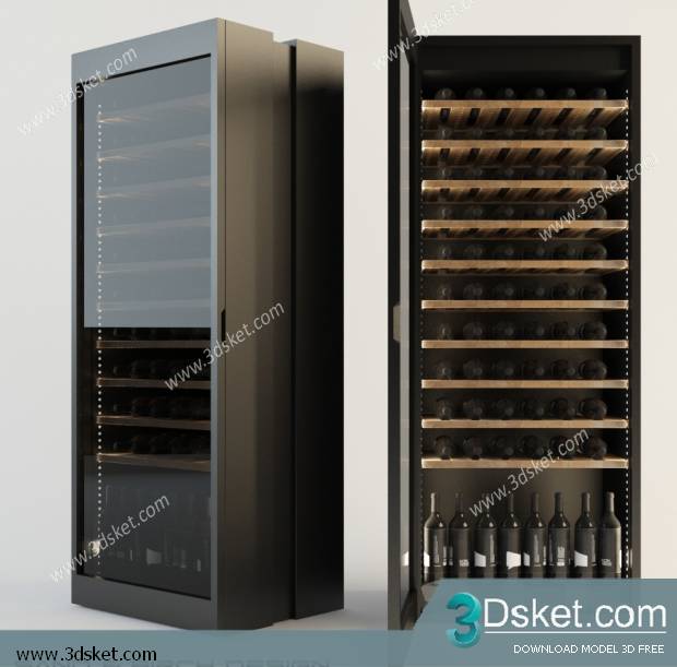 Free Download Kitchen Appliance 3D Model 0129