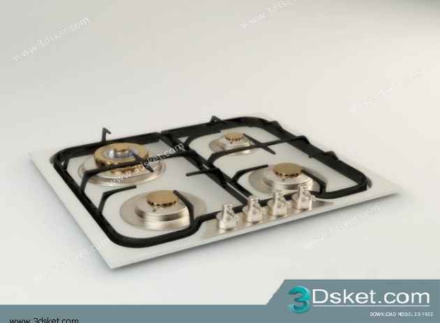 Free Download Kitchen Appliance 3D Model 061