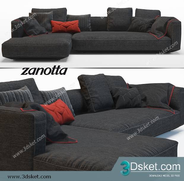 3D Model Sofa Free Download 168