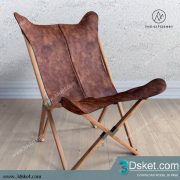 3D Model Arm Chair Free Download 269