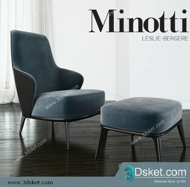 3D Model Chair Free Download 0156