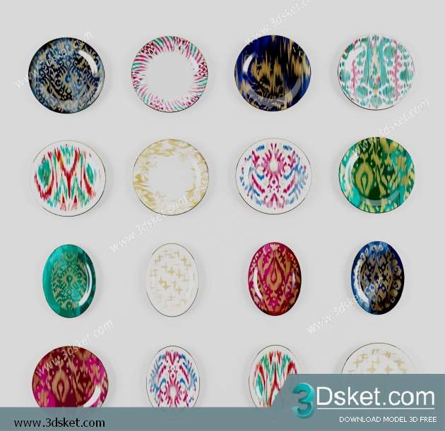 Free Download Decorative set 3D Model 0202