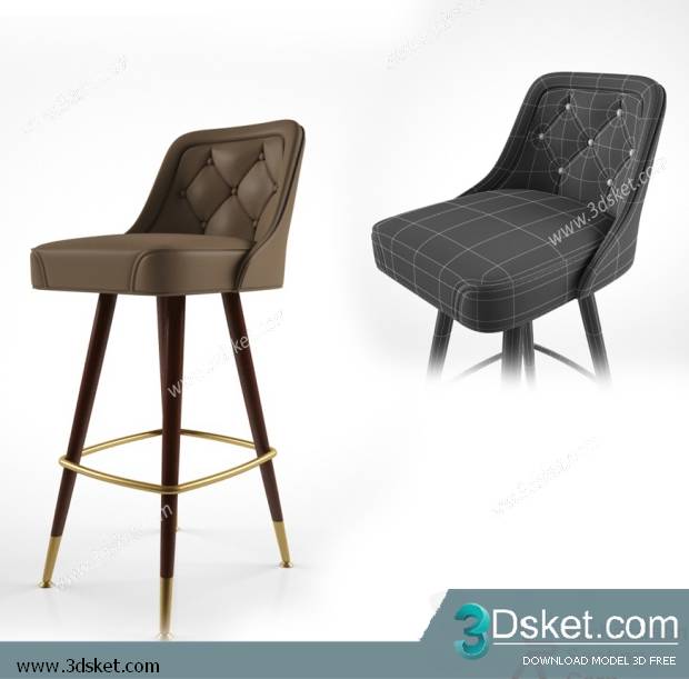 3D Model Arm Chair Free Download 270