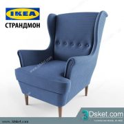 3D Model Arm Chair Free Download 271