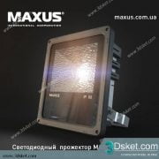 Free Download Spot Light 3D Model 012