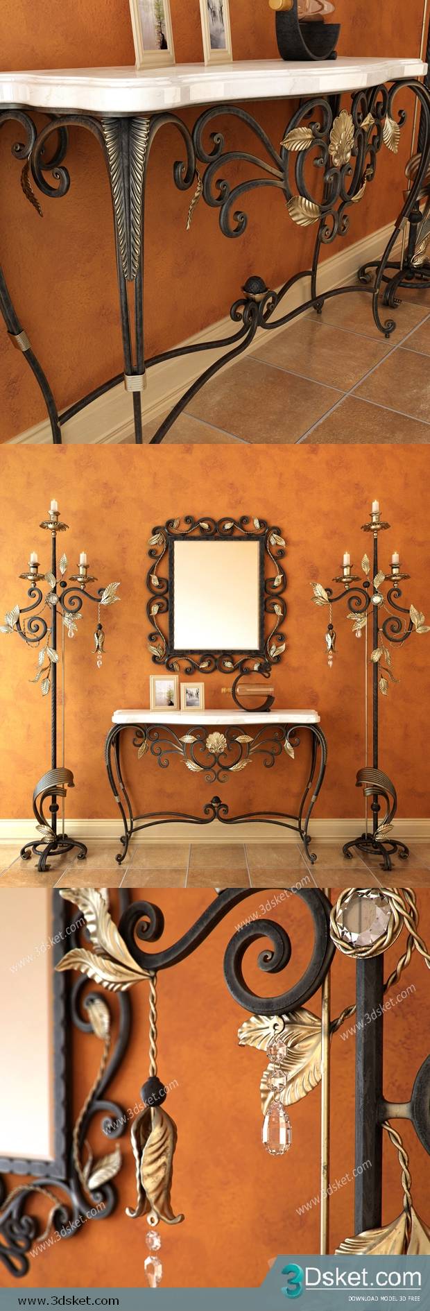 3D Model Table Free Download 0121