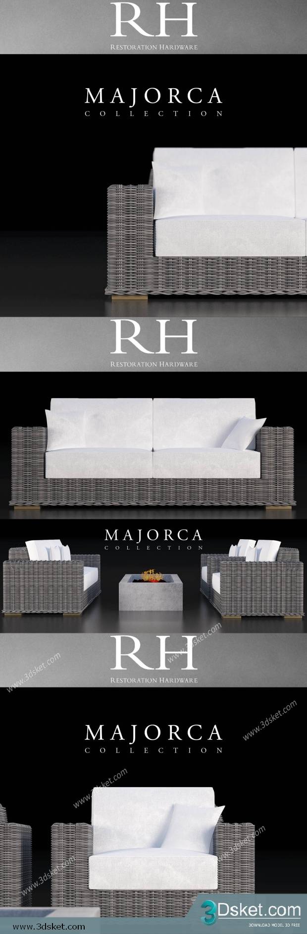 3D Model Sofa Free Download 171