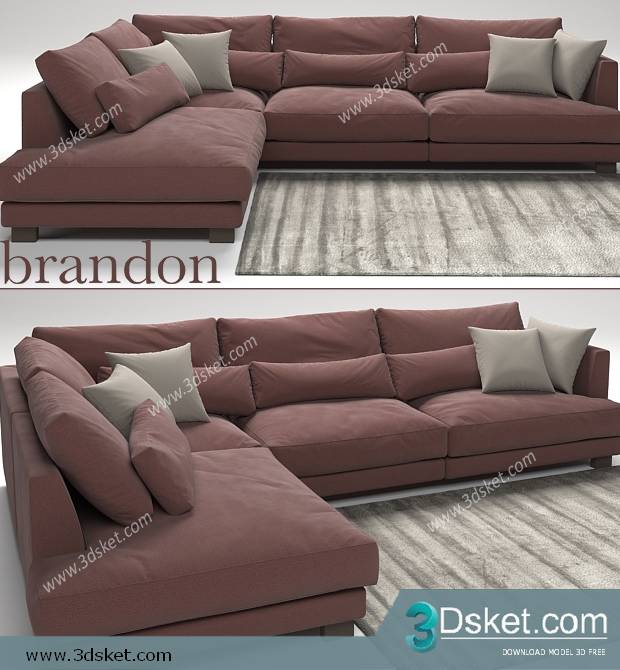 3D Model Sofa Free Download 172