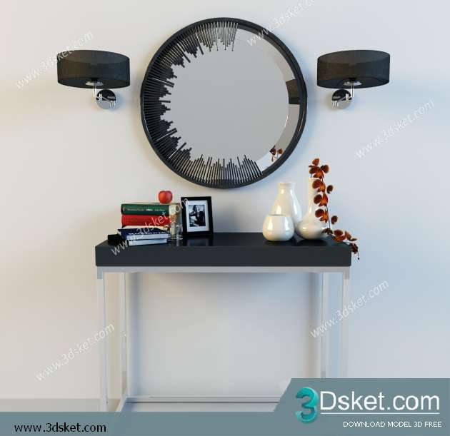 Free Download Decorative set 3D Model 0203