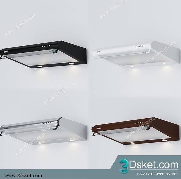 Free Download Kitchen Appliance 3D Model 0130