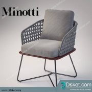 3D Model Arm Chair Free Download 275