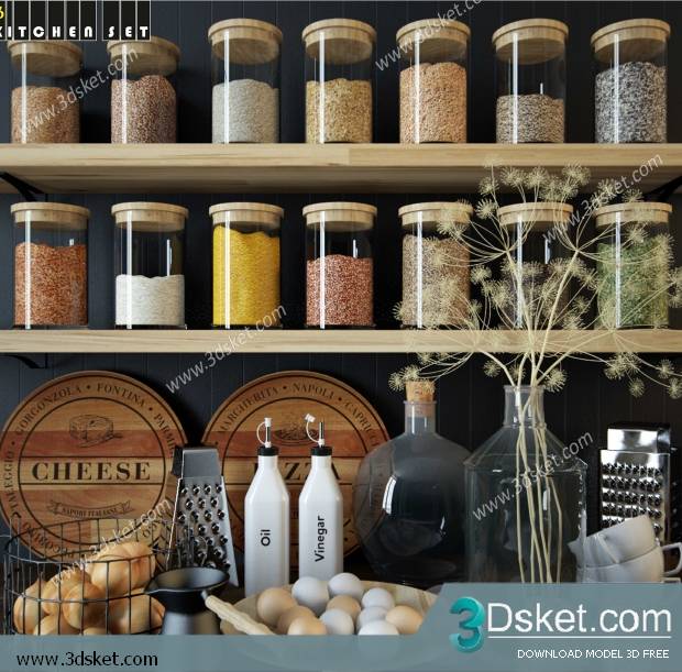 Free Download 3D Models Tableware Kitchen 0130