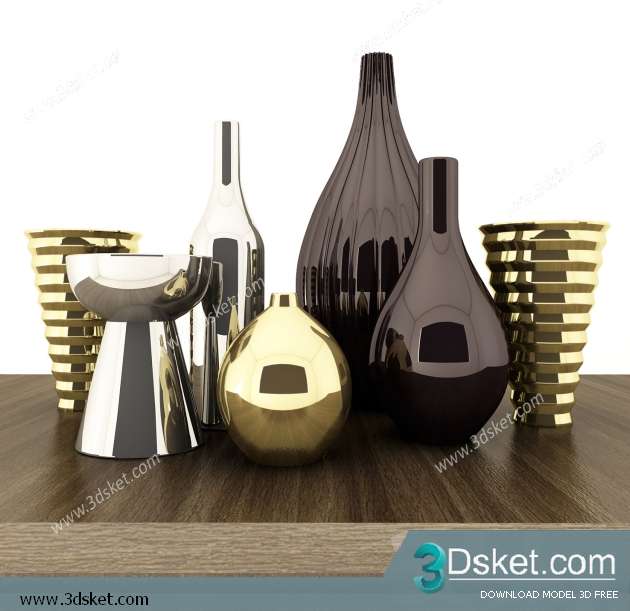 Free Download Vase 3D Model 0107