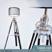 Free Download Floor Lamp 3D Model Đèn Sàn 038