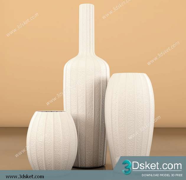 Free Download Vase 3D Model 0108 Download 3D Model Free 3dskymodel