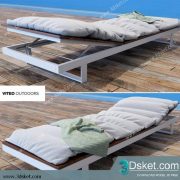 3D Model Bed Free Download Giường 160