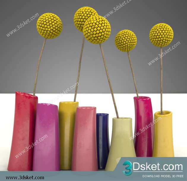 Free Download Vase 3D Model 0111