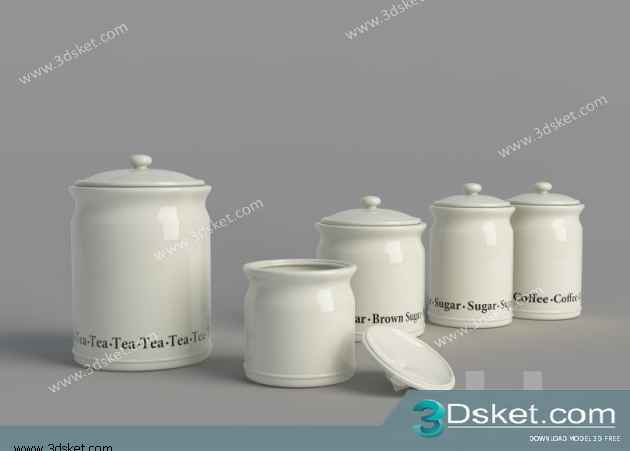 Free Download Kitchen Accessories 3D Model 056
