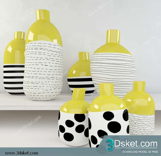 Free Download Vase 3D Model 0112