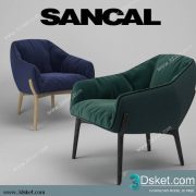 3D Model Arm Chair Free Download 279