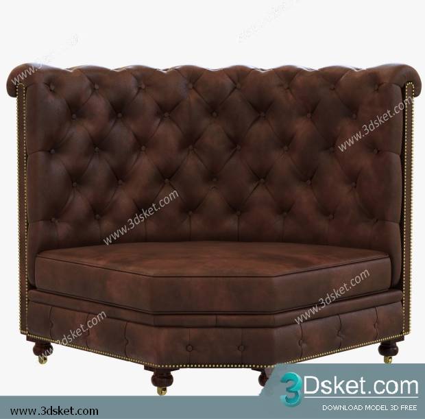 3D Model Arm Chair Free Download 280