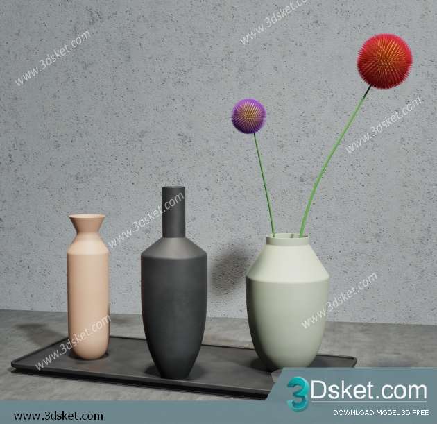 Free Download Vase 3D Model 0114