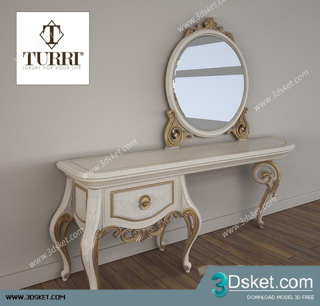 3D Model Table Chair Free Download 088