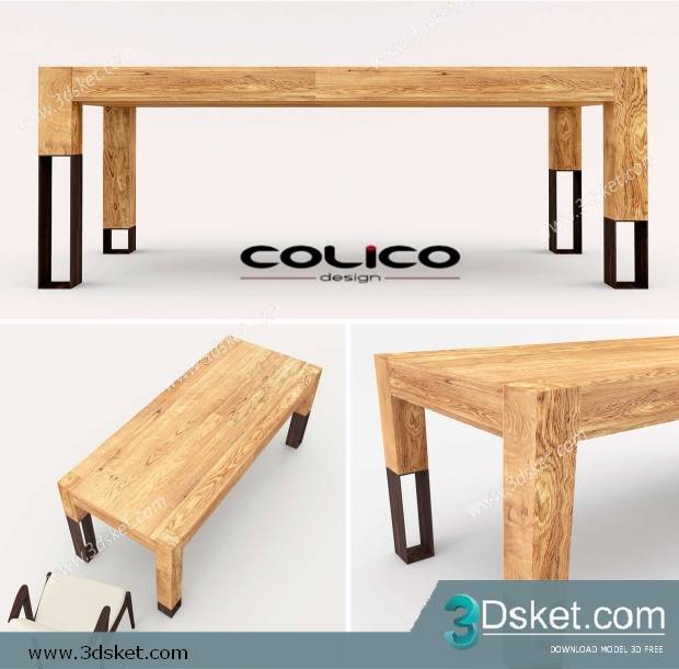 3D Model Table Free Download 0126