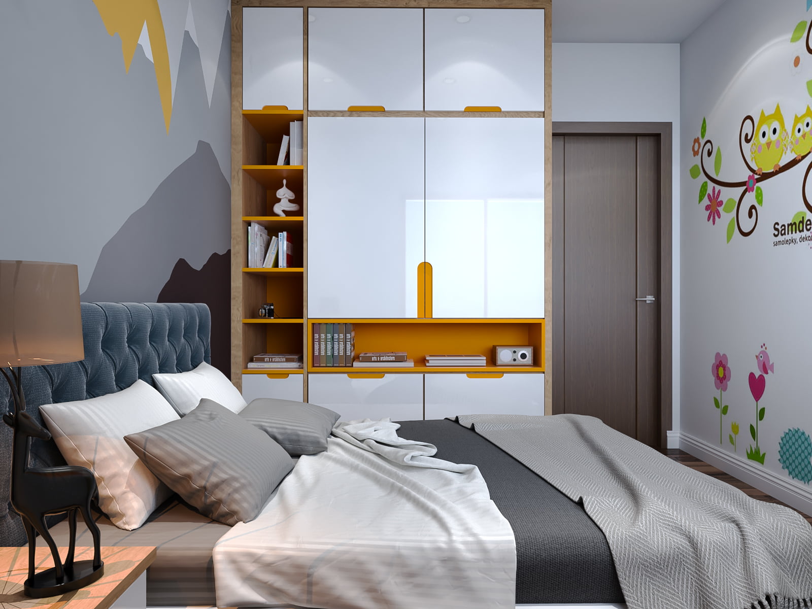 3D Interior Scene Model Children Room 075 Scene 3dsmax
