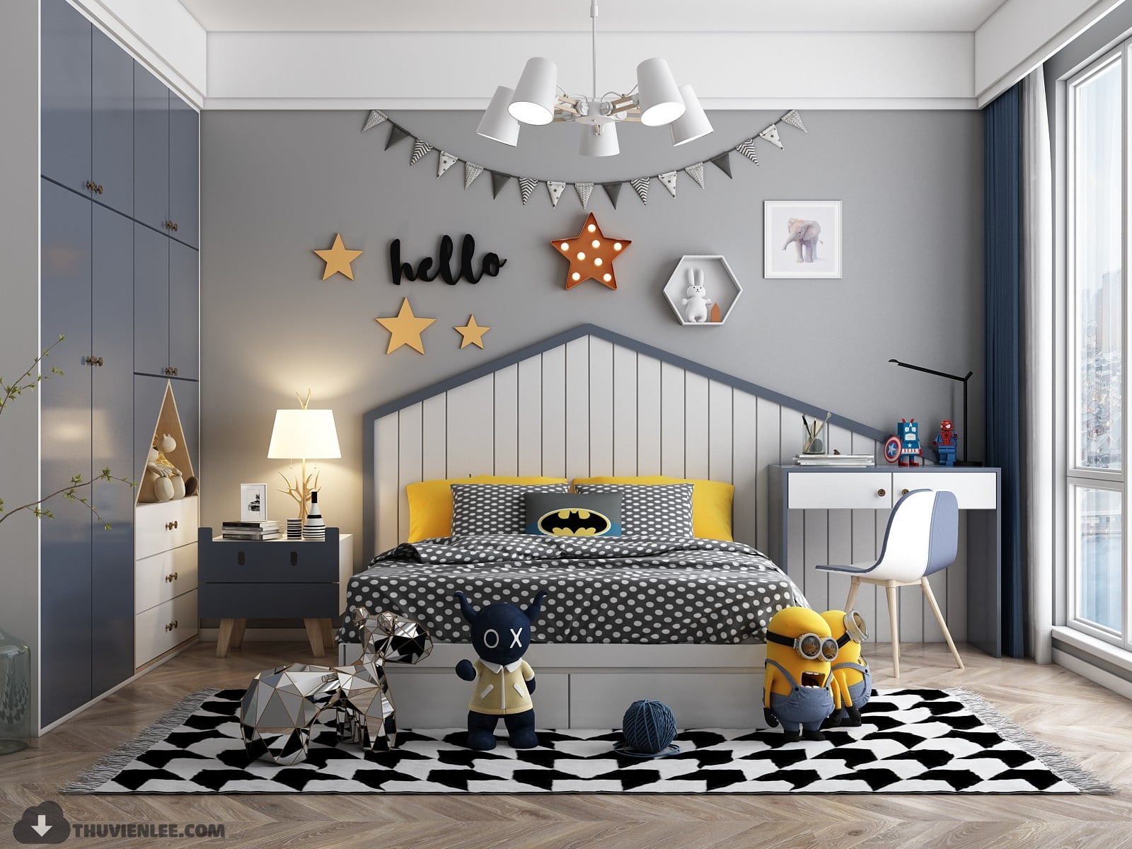 3D Interior Scene Model Children Room 030 Scene 3dsmax