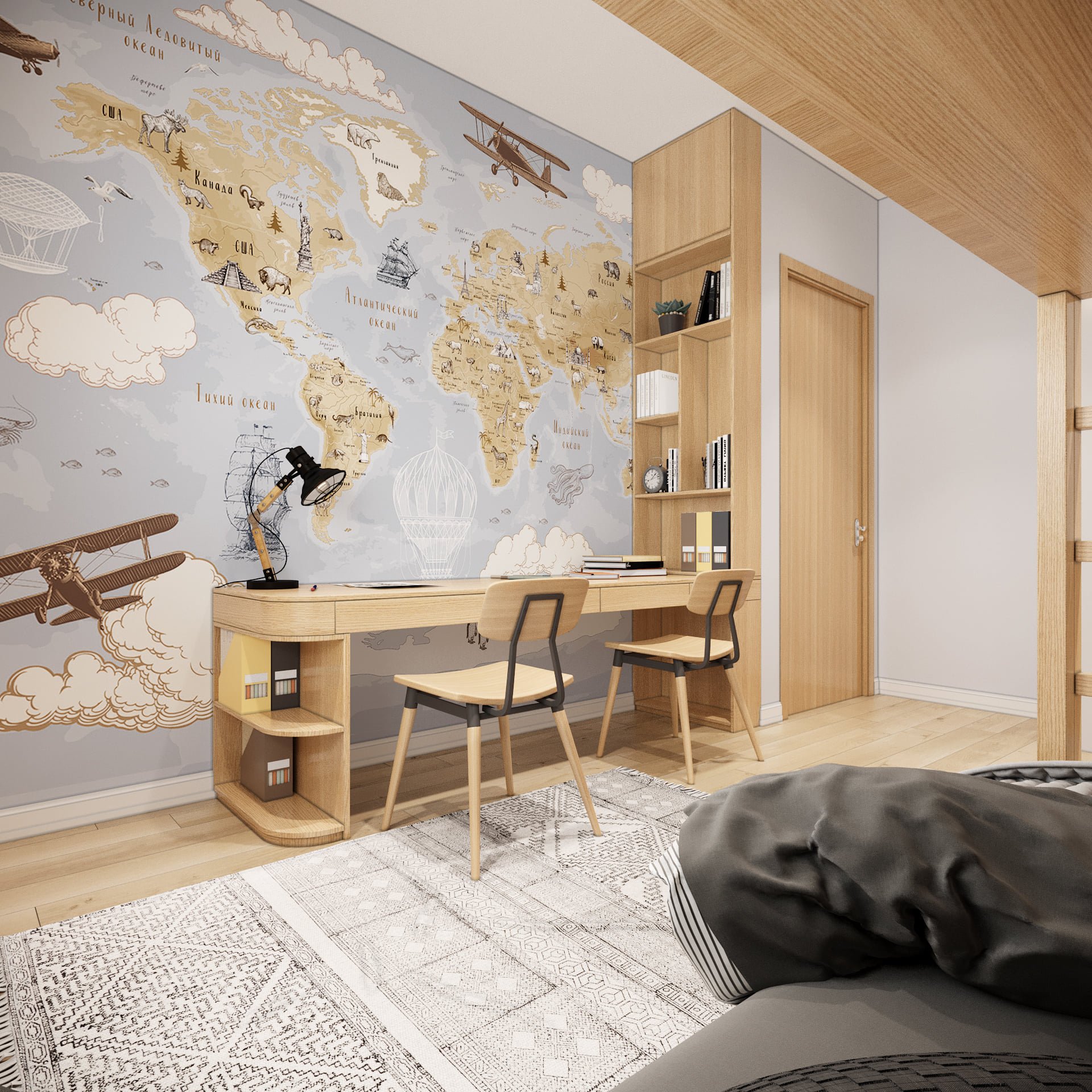3D Interior Scene Model Children Room 032 Scene 3dsmax