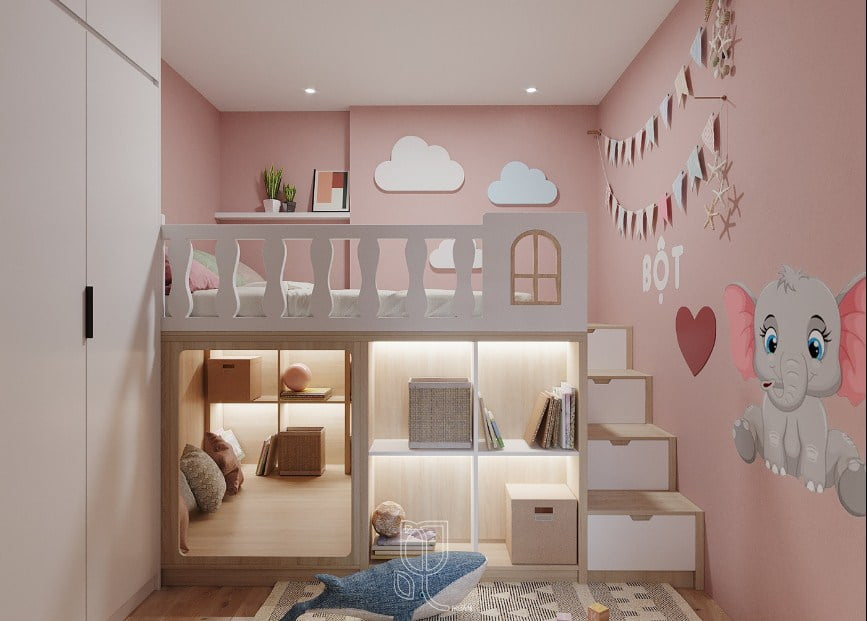 3D Interior Scene Model Children Room 034 Scene 3dsmax