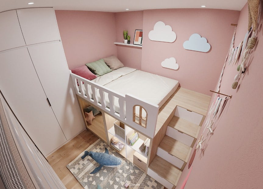3D Interior Scene Model Children Room 034 Scene 3dsmax