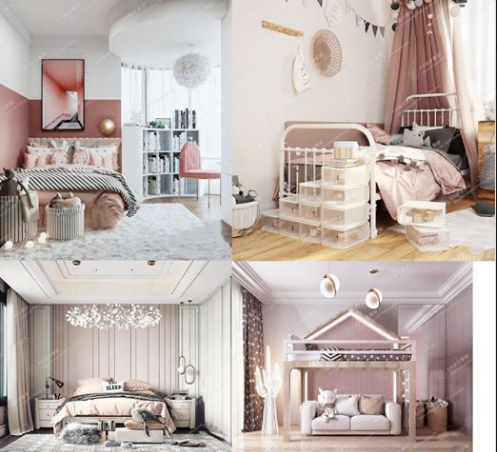 3D Interior Scene Model Children Room 005 Scene 3dsmax