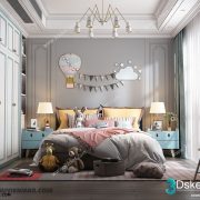 3D Interior Scene Model Children Room 042 Scene 3dsmax