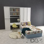 3D Interior Scene Model Children Room 0168 Scene 3dsmax