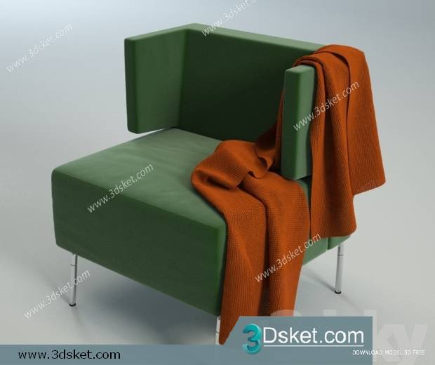 3D Model Chair Free Download 0161