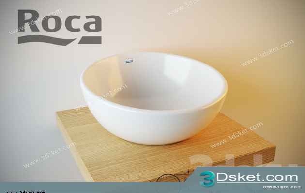 Free Download Wash Basin 3D Model 083