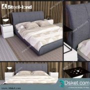 3D Model Bed Free Download Giường 164